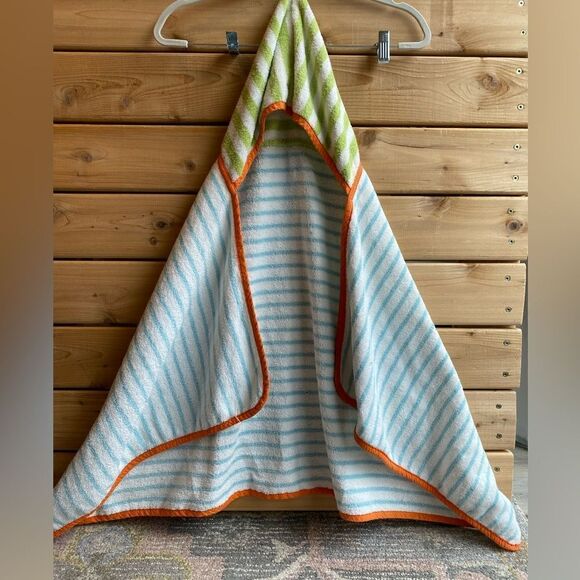 IKEA striped child’s towel with hooded towel - Picture 1 of 6